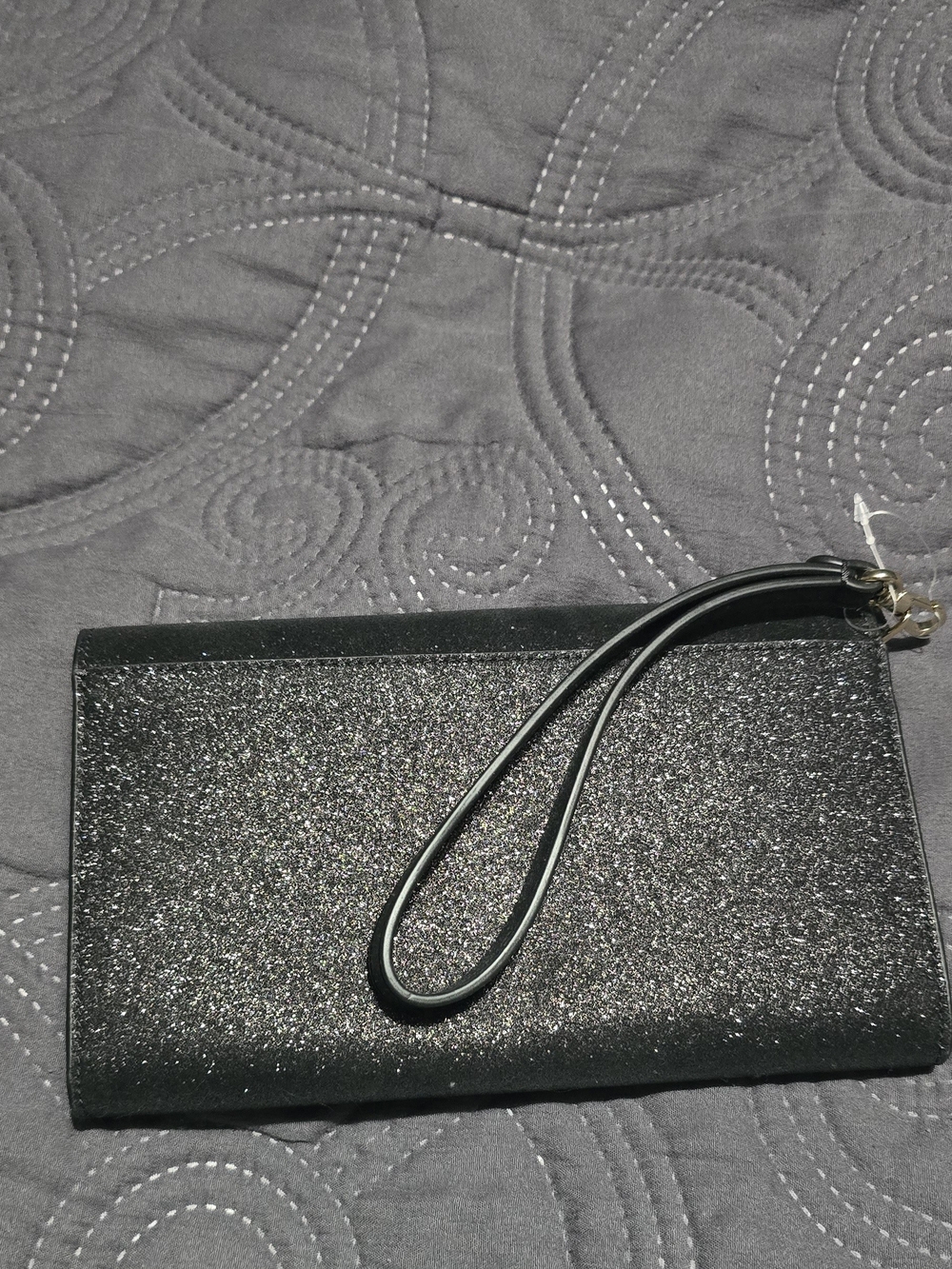 kate spade Black Glitter Wristlet Clutch - Picture 2 of 5